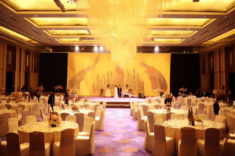 高端酒店灯光婚礼婚宴婚礼舞台,高清,摄影图,摄影图片,图片大全,摄影图免费下载